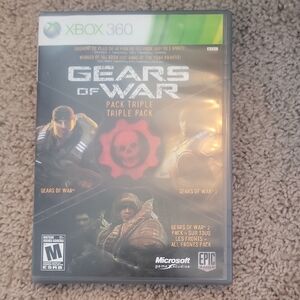 Microsoft Xbox 360 Gears of War Triple Pack - Black & Red